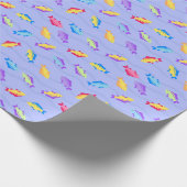 Little Fish Blue Cadeaupapier (Hoek)