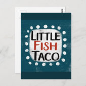 Little Fish Taco Briefkaart (Voorkant / Achterkant)