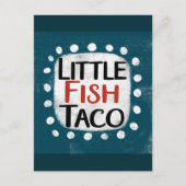 Little Fish Taco Briefkaart (Voorkant)