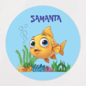 Little Fish Waterproof Labels (Design 2)