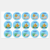 Little Fish Waterproof Labels (Vel)