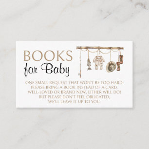 Little Fisherman Baby shower Boeken voor baby Informatiekaartje
