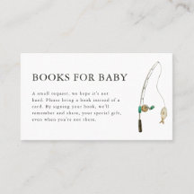 Little Fisherman Baby shower Boeken voor Baby Kaar
