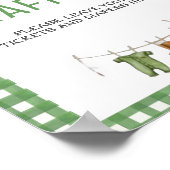 Little Fisherman Baby Shower Books for Baby  Poster (Hoek)