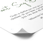 Little Fisherman Baby Shower Don't Say Baby Poster (Hoek)