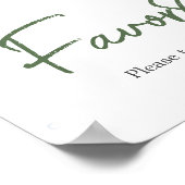 Little Fisherman Baby Shower Favors Poster (Hoek)