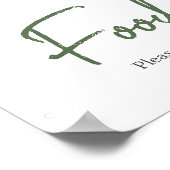 Little Fisherman Baby Shower Food Poster (Hoek)