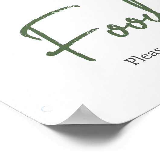 Little Fisherman Baby Shower Food Poster (Hoek)