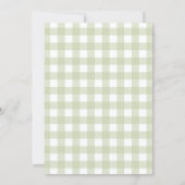 Little Fisherman Baby Shower Invitation Kaart (Achterkant)