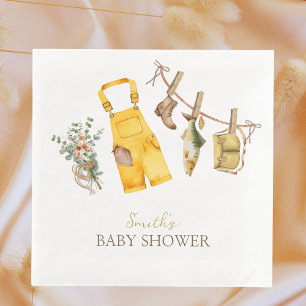 Little Fisherman Baby shower Papieren servetten