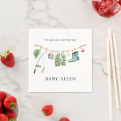 Little Fisherman Baby shower servetten (Insitu)