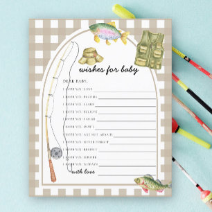 Little Fisherman baby shower Wensen voor baby