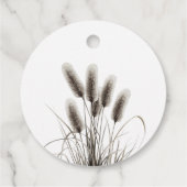 Little Fisherman Clothesline Gevist Baby shower Bedankjes Labels (Achterkant)