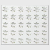 Little Fisherman Clothesline Gevist Baby shower Cadeaupapier (Vlak)