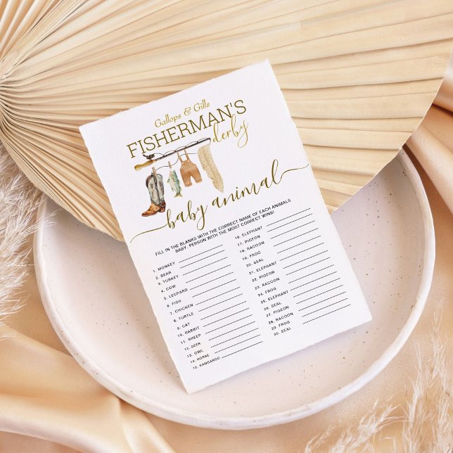 Little Fisherman Derby Baby Animal Match spel (Creator heeft geüpload)