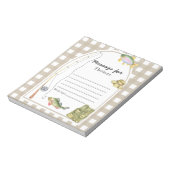 Little Fisherman Time Capsule-bericht Notitieblok (Linkerzijde)