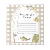 Little Fisherman Time Capsule-bericht Notitieblok (Voorkant)