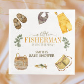 Little Fisherman Vist Baby shower Papieren servett Servet