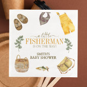 Little Fisherman Vist Baby shower Papieren servett Servet