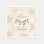 Little Fisherman Vist Baby shower Servet (Voorkant)