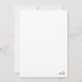 Little Fishing Ocean 5x7 Baby shower Invitation Kaart (Achterkant)