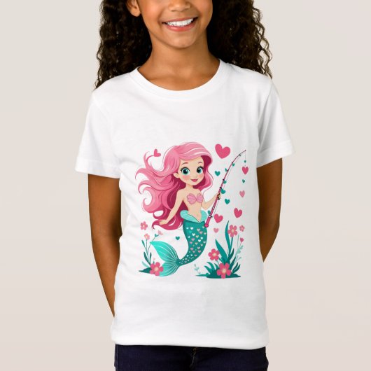  Little Fishing Princess Tee T-shirt (Voorkant)