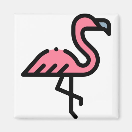 Little Flamingo Magneet (Voorkant)
