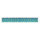 Little Floating Yellow Ducks Grosgrain Lint (Voorkant)