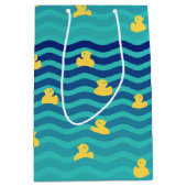 Little Floating Yellow Ducks Medium Cadeauzakje (Voorkant)