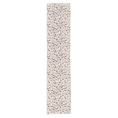 Little Flora Black Cream Korte Tafelloper (Voorkant)