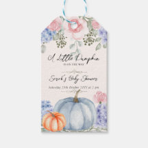 Little Floral Pumpkin Halloween Herfst Baby shower