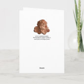 LITTLE FLORENTINE ANGEL FEESTDAGEN KAART (Achterkant)