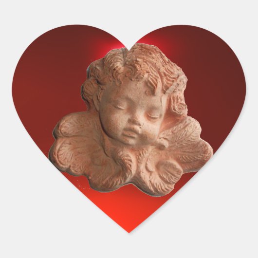 LITTLE FLORENTINE ANGEL HEART HART STICKER (Voorkant)
