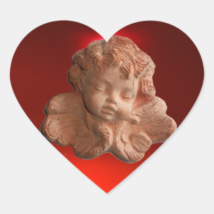 LITTLE FLORENTINE ANGEL HEART HART STICKER