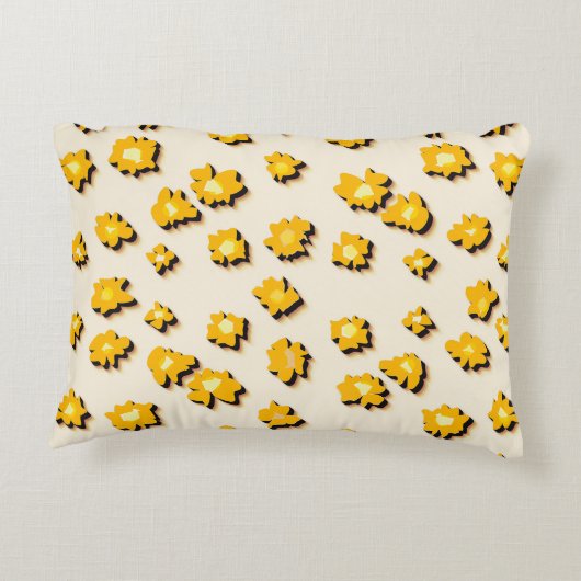 Little flowers accent kussen (Achterkant)