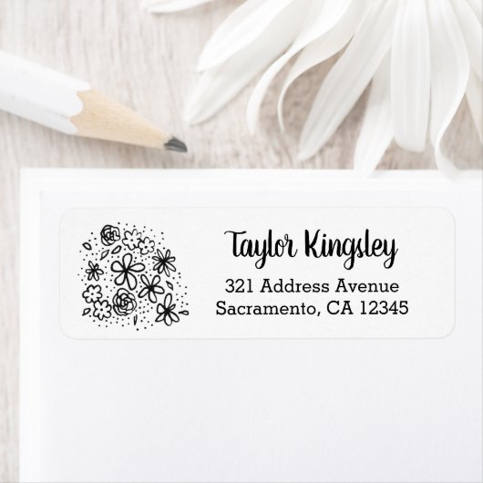 Little Flowers Return Address Labels (Insitu)