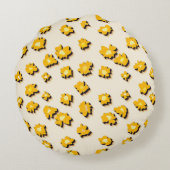 Little flowers rond kussen (Achterkant)