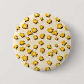 Little Flowers. Ronde Button 5,7 Cm (Voorkant)