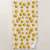 Little flowers strandlaken (Voorkant)