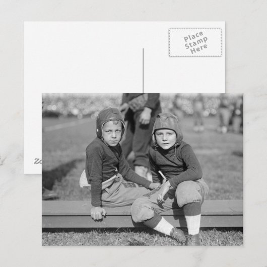 Little Football Players, 1925 Briefkaart (Voorkant / Achterkant)