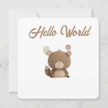 Little Forest Friends Baby Mijlpaalkaart – Hallo 