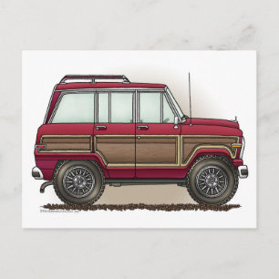 Little Four Wheel Station Wagon Briefkaart
