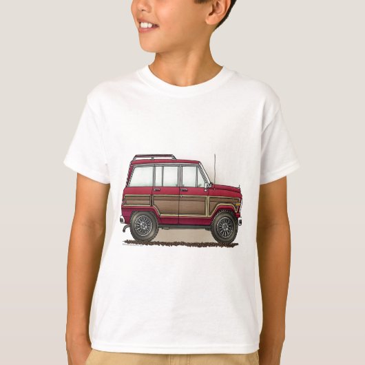 Little Four Wheel Station Wagon T-shirt (Voorkant)