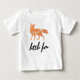 Little Fox Baby Baseball Tshirt