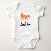 Little Fox Baby Romper (Voorkant)