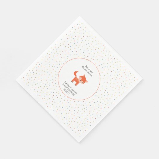 Little Fox baby shower Servet (Hoek)