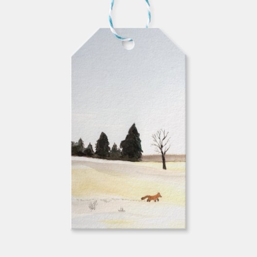 Little Fox Cadeaulabel (Voorkant)