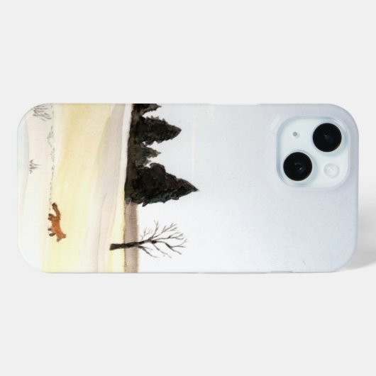 Little Fox Case-Mate iPhone Case (Achterkant (horizontaal))
