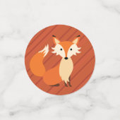 Little Fox Cute Colorful 1st Birthday Party Theme Confetti (Kleine voorkant)