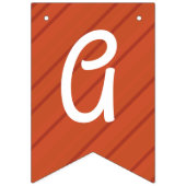 Little Fox Cute Colorful 1st Birthday Party Theme Vlaggetjes (Derde vlag)